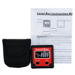AGF - 260 AGF - 260 Digital Level Box Protractor Angle Finder Bevel Gauge Magnetic Base with Tilt Direction Indicator, 360° (4 x 90°) Inclinometer Cube Meter Measurement Tool for Woodworking Installation - Gain Express