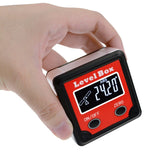AGF - 260 AGF - 260 Digital Level Box Protractor Angle Finder Bevel Gauge Magnetic Base with Tilt Direction Indicator, 360° (4 x 90°) Inclinometer Cube Meter Measurement Tool for Woodworking Installation - Gain Express