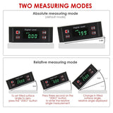 AGF - 322 AGF - 322 Digital Electronic Inclinometer Angle Finder Waterproof IP65 Protractor Level Gauge With V - Groove Magnetic Base Always Upright Reading - Gain Express