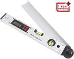 AGF - 326 Digital Angle Finder Protractor Meter 0 - 225° with Horizontal & Vertical Bubble Level, Backlit Display - Gain Express
