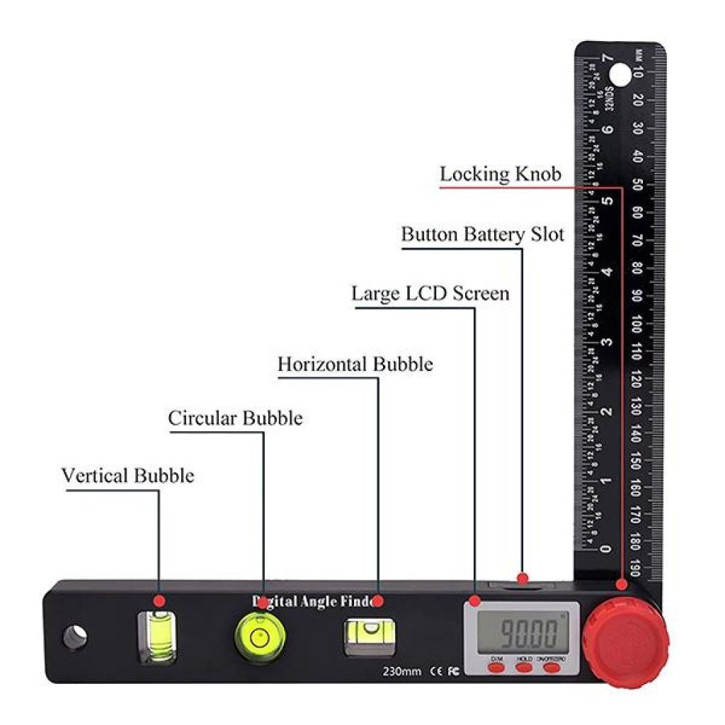 AGF-327 4 in 1 Multifunctional Digital Angle Finder