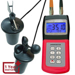 AM - 4836C AM - 4836C Digital Multi - function Thermo Anemometer with 3 - Cup Type Sensor, Portable Wind Speed Air Flow Gauge, Weather Wind Velocity Direction Tester Meter - Gain Express