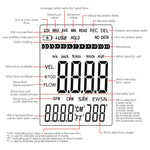 ANE - 273 ANE - 273 Professional Anemometer Datalogger Wind Speed Velocity Meter Air Flow CFM CMM Air Volume Wind Direction Temperature Humidity Measurement Digital Tester Gauge with MAX / MIN / AVG Value, Data Hold, and Backlight - Gain Express