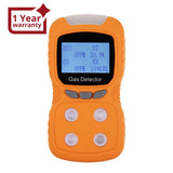 AQM - 384 AQM - 384 Portable Gas Detector CO H₂S O₂ EX (LEL) 4 Gas Detection Gas Rechargeable Clip Sniffer with Audible Visual Vibration Alert and Voice Prompt - Gain Express