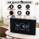 AQM - 421 AQM - 421 Professional 5in1 Indoor Air Quality Monitor CO | CO2 | TVOC Meter, Humidity & Temperature with NDIR Sensor High Precision Monitor for Home, Offices, RV, Grow Tents etc. - Gain Express