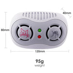 AR - 166_US AR - 166 2 - in - 1 Electronic Ultrasonic Repeller Anti Mouse & Mosquito 50/ 60Hz, Rats Control, Plug - in Non - Toxic Repellent, Pet & Kids Safe - Gain Express