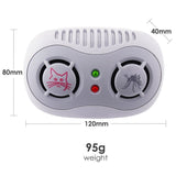 AR - 166_US AR - 166 2 - in - 1 Electronic Ultrasonic Repeller Anti Mouse & Mosquito 50/ 60Hz, Rats Control, Plug - in Non - Toxic Repellent, Pet & Kids Safe - Gain Express