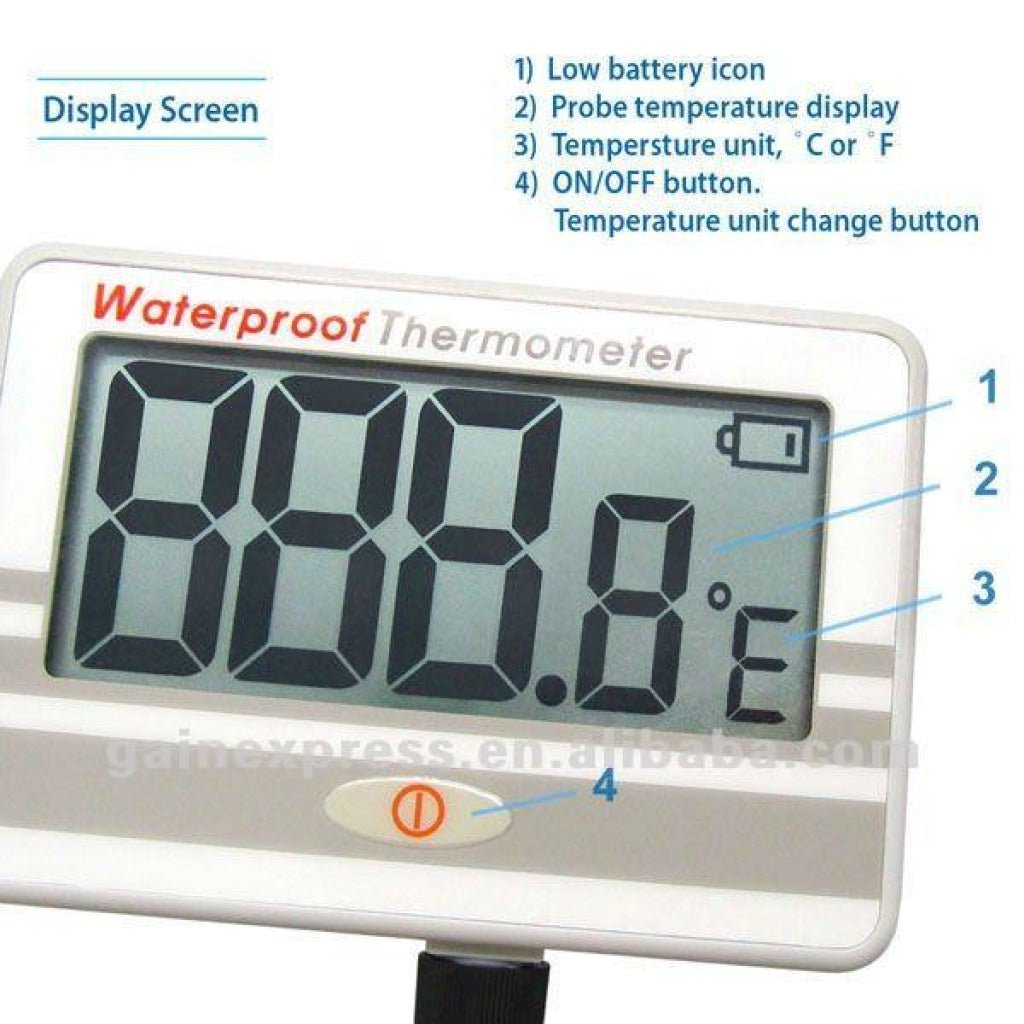 AZ - 8891 AZ - 8891 Waterproof Digital Thermometer Monitor Beer Wine Meter - Gain Express