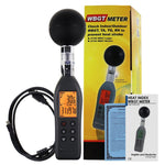 AZ87786 AZ87786 WBGT (Wet Bulb Globe Temperature) Heat Stress Meter Datalogger Air Globe Temperature Humidity Tester with Backlight Indicator Audible Alarm Data Logging Function Handheld or Mount in Tripod - Gain Express
