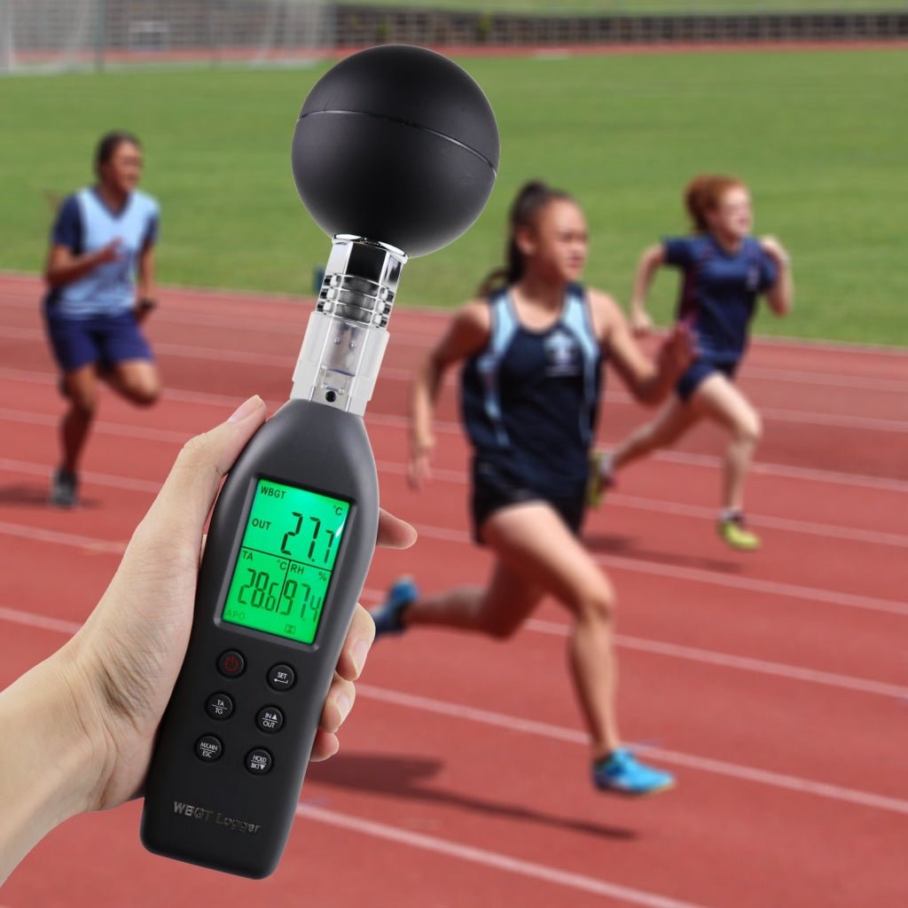 AZ87786 WBGT (Wet Bulb Globe Temperature) Heat Stress Meter Datalogger ...