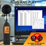 AZ87786 AZ87786 WBGT (Wet Bulb Globe Temperature) Heat Stress Meter Datalogger Air Globe Temperature Humidity Tester with Backlight Indicator Audible Alarm Data Logging Function Handheld or Mount in Tripod - Gain Express