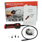 C0599W2 C0599W2 Wireless WIFI Handheld Endoscope Borescope Inspection Camera with 6 LED, iOS/ Android HD 80cm & 8.5mm Cable, 20M Wifi Range - Gain Express