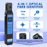 CAB - 449 CAB - 449 Optical Fiber Identifier 800～1700nm Wavelength with Visual Fault Locator (VFL) and Optical Power Module Function Active Live Optical Network Testing Colored Screen Display Power Meter Tool - Gain Express
