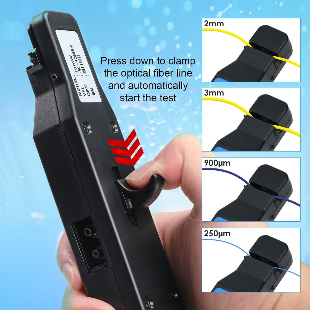 Ftth Testing Live Fiber Identifier With VFL And Power Meter Functions YD-3309D ...