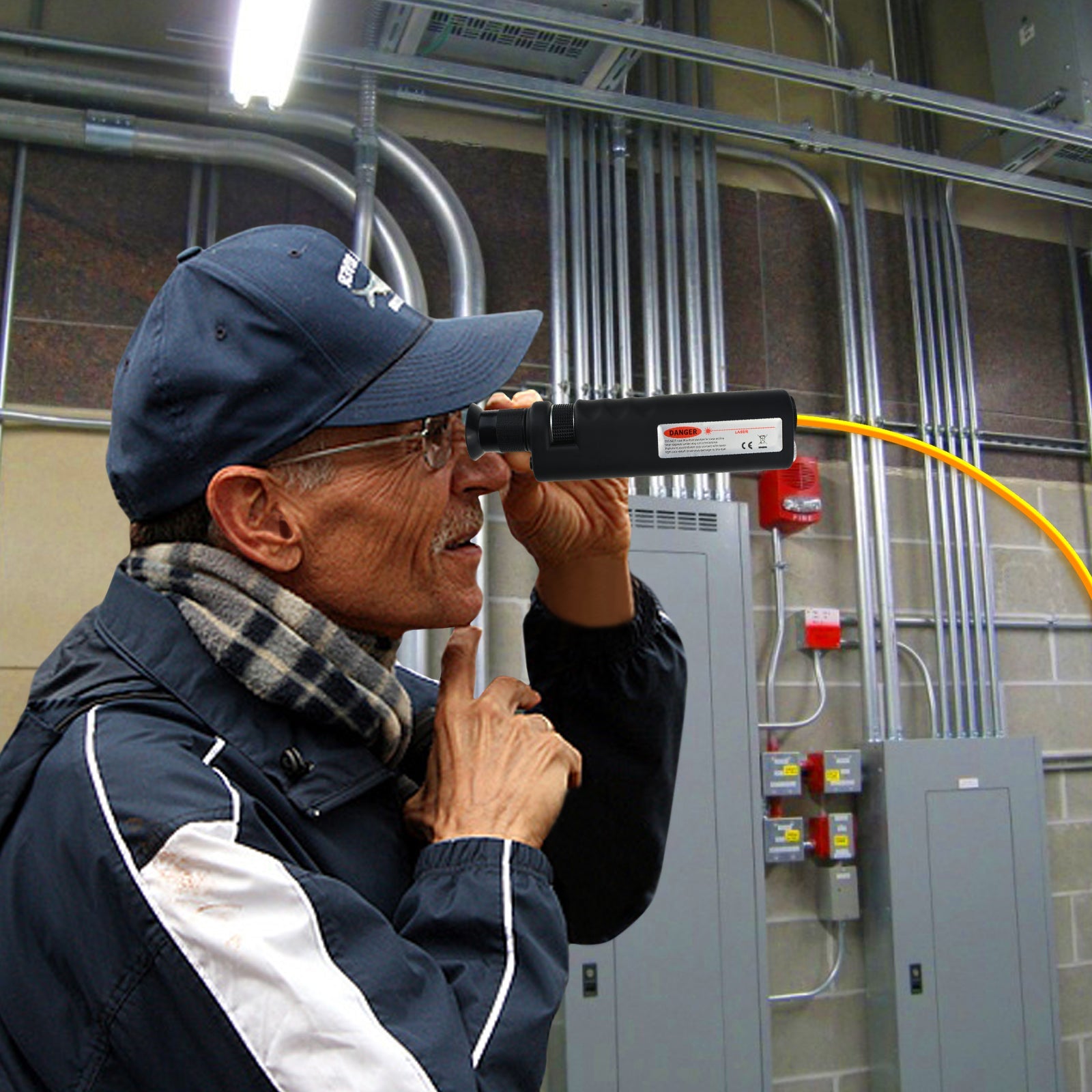 CL - 400 CL - 400 Handheld 400x Fiber Optical Microscope Inspection White LED Illumination CE Approved - Gain Express