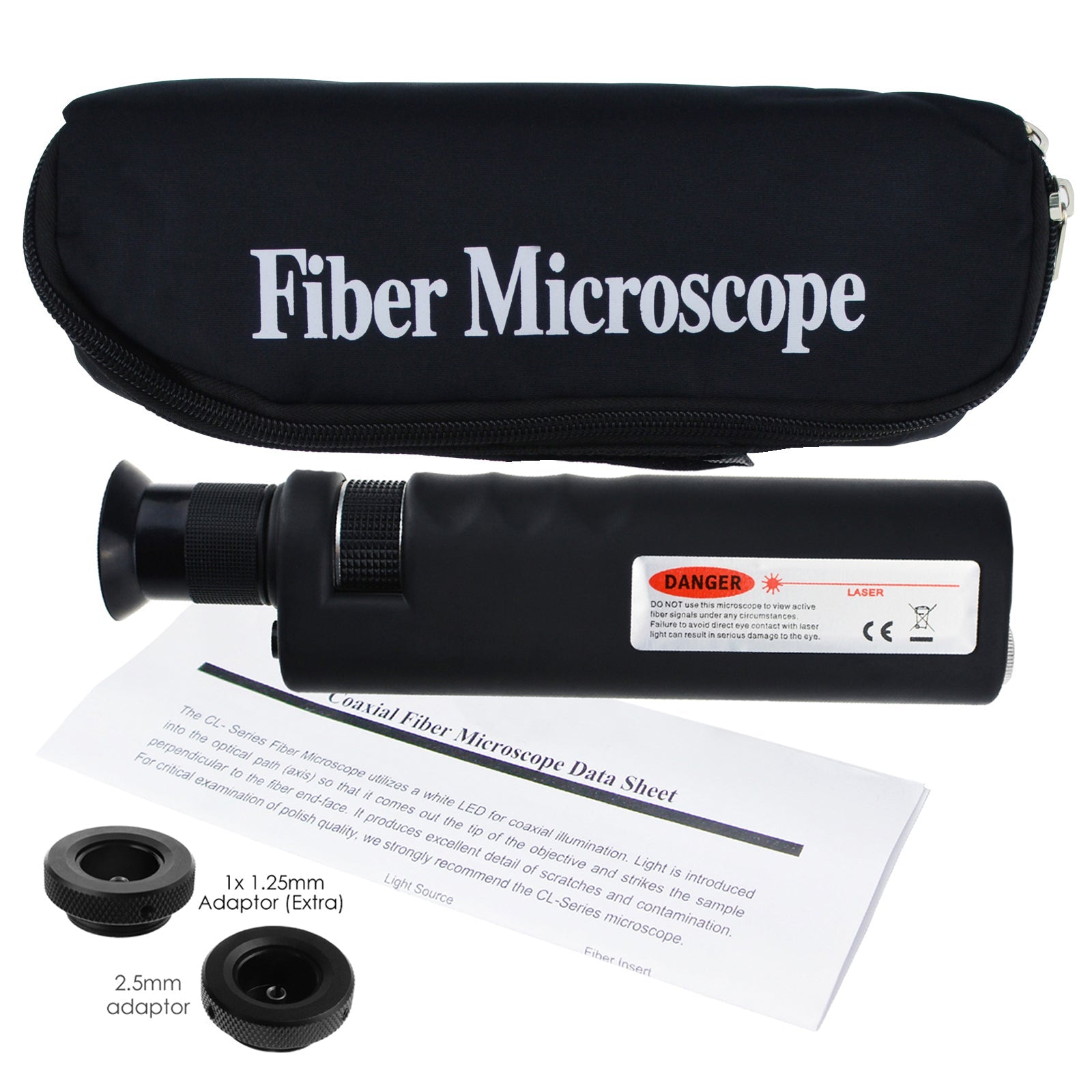 CL - 400 CL - 400 Handheld 400x Fiber Optical Microscope Inspection White LED Illumination CE Approved - Gain Express