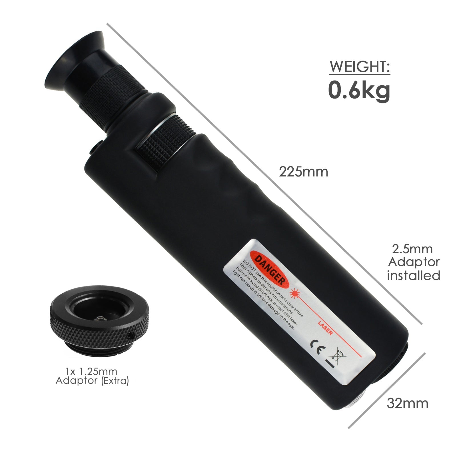 CL - 400 CL - 400 Handheld 400x Fiber Optical Microscope Inspection White LED Illumination CE Approved - Gain Express