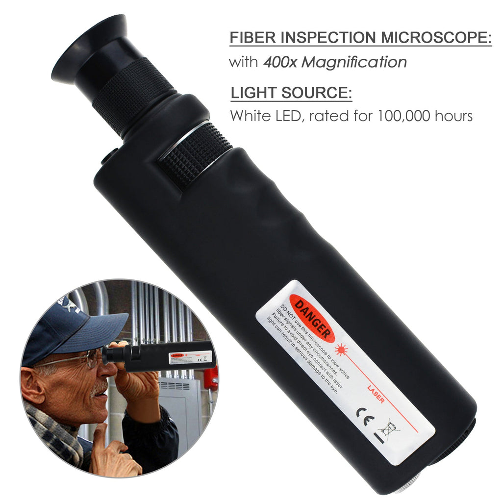 Fiber Optic Inspection Probe Kit For 400X Magnification Terminal - Foto 7