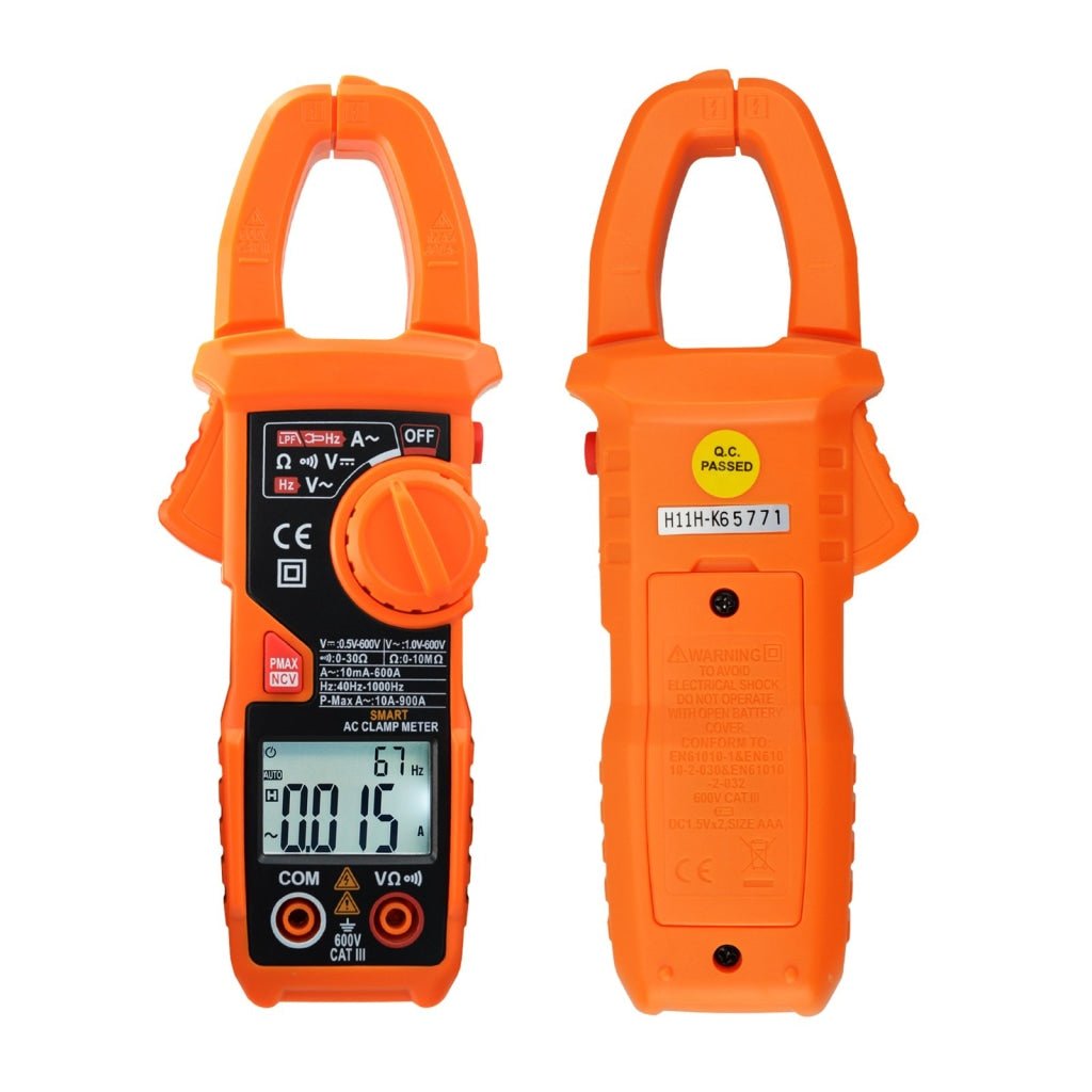 CLM - 221 CLM - 221 Smart Digital Clamp Meter Multimeter 6000 Counts Auto Scan Anti - burn Auto Range AC/DC Voltage ACA NCV Tester - Gain Express