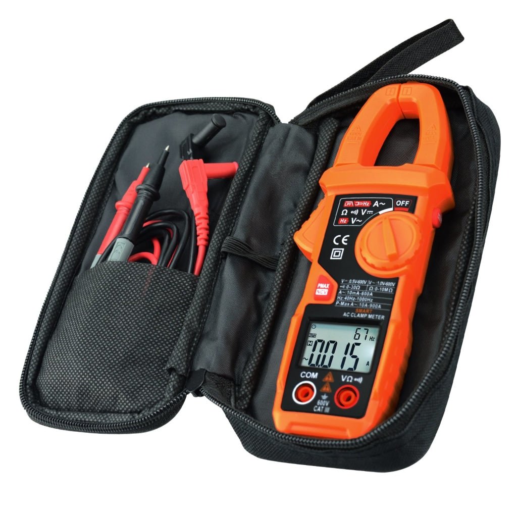 CLM - 221 CLM - 221 Smart Digital Clamp Meter Multimeter 6000 Counts Auto Scan Anti - burn Auto Range AC/DC Voltage ACA NCV Tester - Gain Express