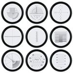 CLMG - 7173_LED CLMG - 7173_LED Magnifier Scale Loupe 10x Magnification 8 LED Light 20mm Scale Chart & 25mm Field of View - Gain Express