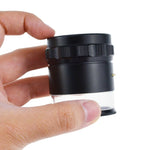 CLMG - 7173_LED CLMG - 7173_LED Magnifier Scale Loupe 10x Magnification 8 LED Light 20mm Scale Chart & 25mm Field of View - Gain Express