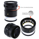 CLMG - 7173_LED CLMG - 7173_LED Magnifier Scale Loupe 10x Magnification 8 LED Light 20mm Scale Chart & 25mm Field of View - Gain Express