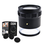 CLMG - 7173_LED+3 CLMG - 7173_LED Magnifier Scale Loupe 10x Magnification 8 LED Light 20mm Scale Chart & 25mm Field of View - Gain Express