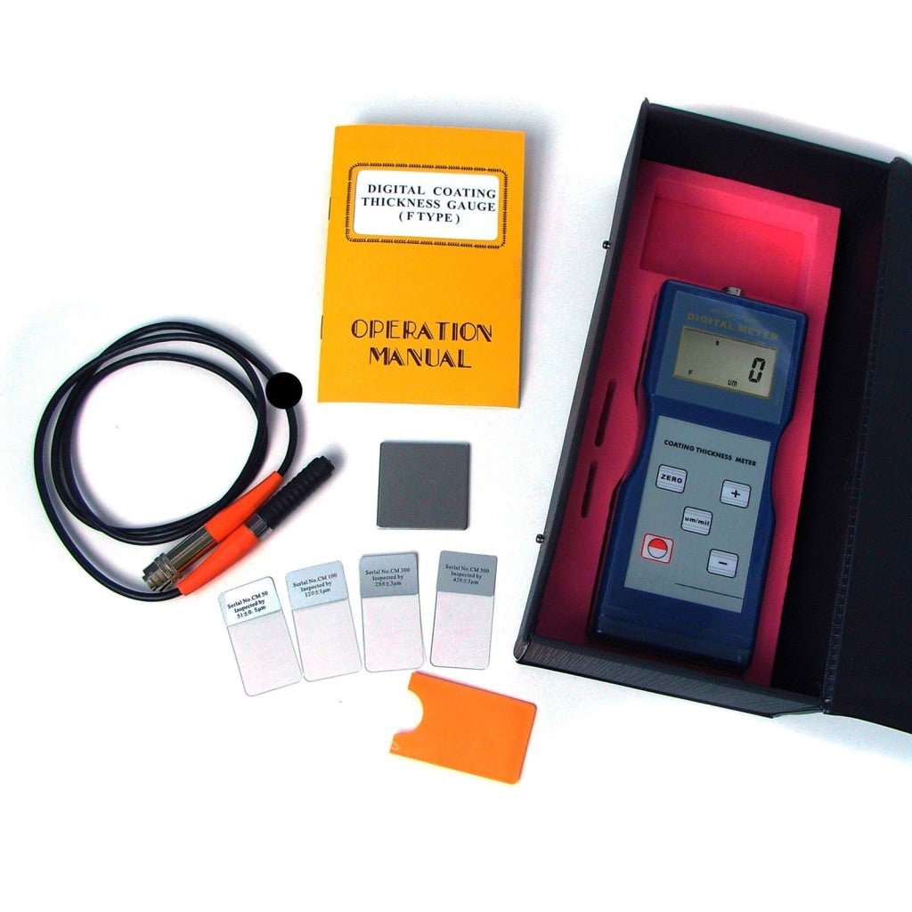 CM-8821 Digital Paint Coating Thickness Meter Gauge F Probe 1000μm ...
