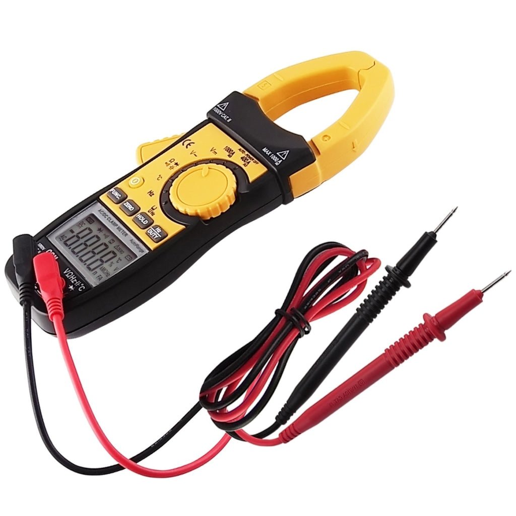 CM113 CM113 Digital AC/DC Clamp Meter Multimeter Thermometer Ohm Auto Range 3999 Counts Professional Tester - Gain Express