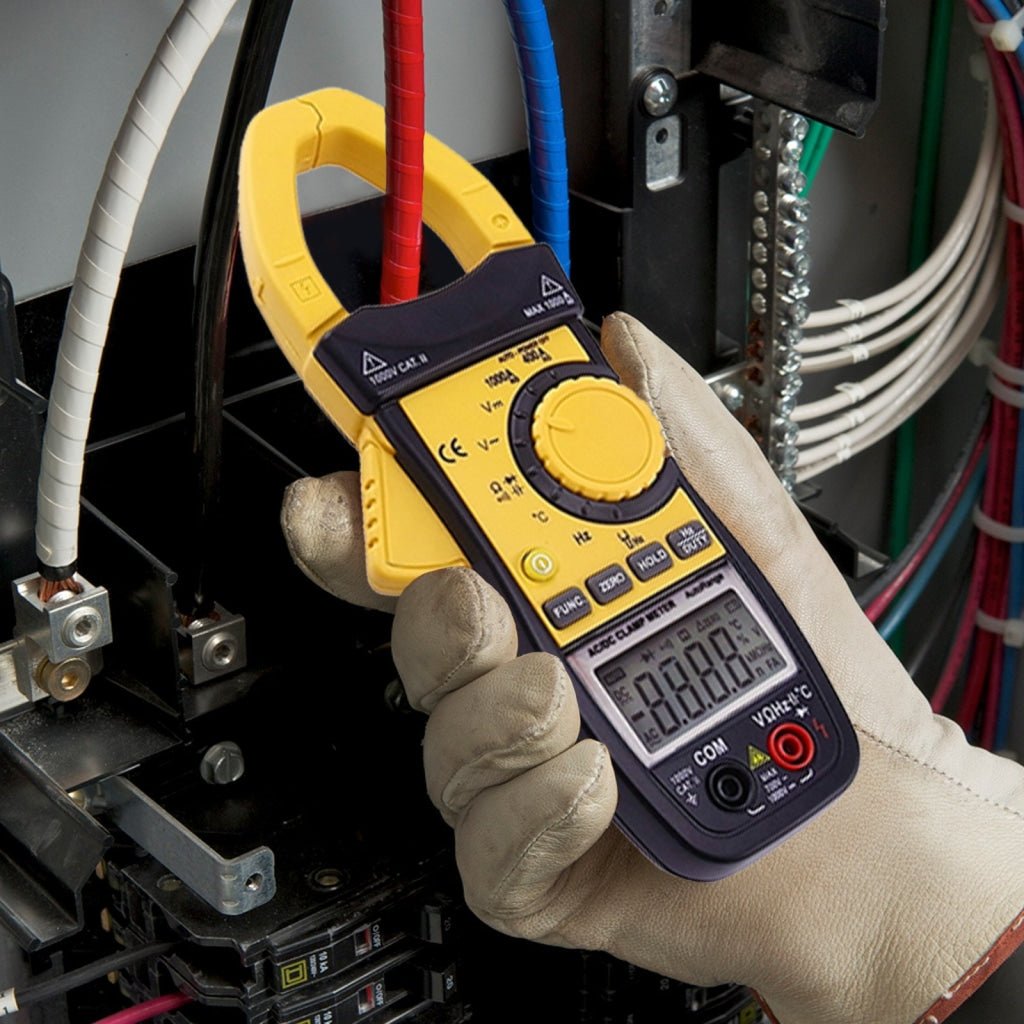 CM113 CM113 Digital AC/DC Clamp Meter Multimeter Thermometer Ohm Auto Range 3999 Counts Professional Tester - Gain Express