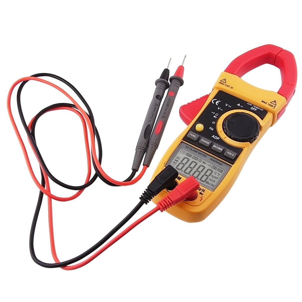CM213 CM213 Digital AC Current Clamp Meter Multimeter Capacitance Ohm Auto / Manual Range Professional Tester - Gain Express