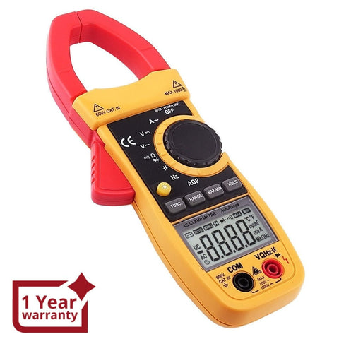CM213 CM213 Digital AC Current Clamp Meter Multimeter Capacitance Ohm Auto / Manual Range Professional Tester - Gain Express
