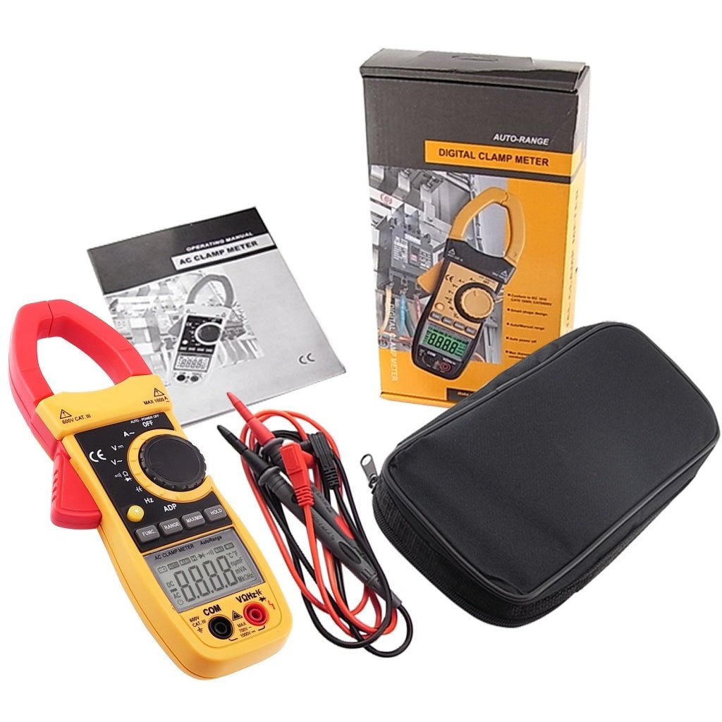 CM213 CM213 Digital AC Current Clamp Meter Multimeter Capacitance Ohm Auto / Manual Range Professional Tester - Gain Express