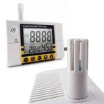 CO22 CO22 Carbon Dioxide / Temperature/ Humidity Indoor Air Quality Monitor Meter, Wall Mountable CO2 Detector 0~2000ppm Range - Gain Express