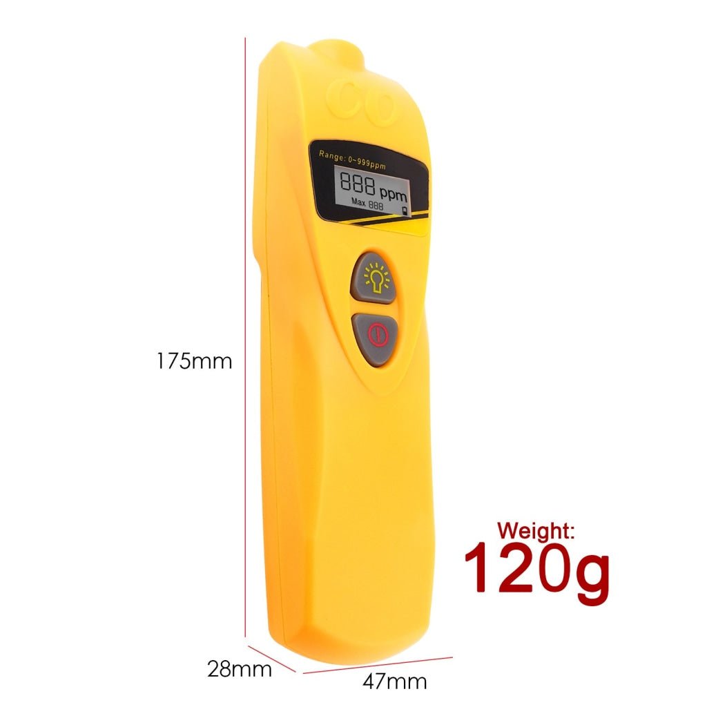 CO7701 CO7701 Carbon Monoxide CO Digital Meter Tester Monitor Detector, 0~999 ppm Range, CE Marking, Handheld Pocket Type - Gain Express