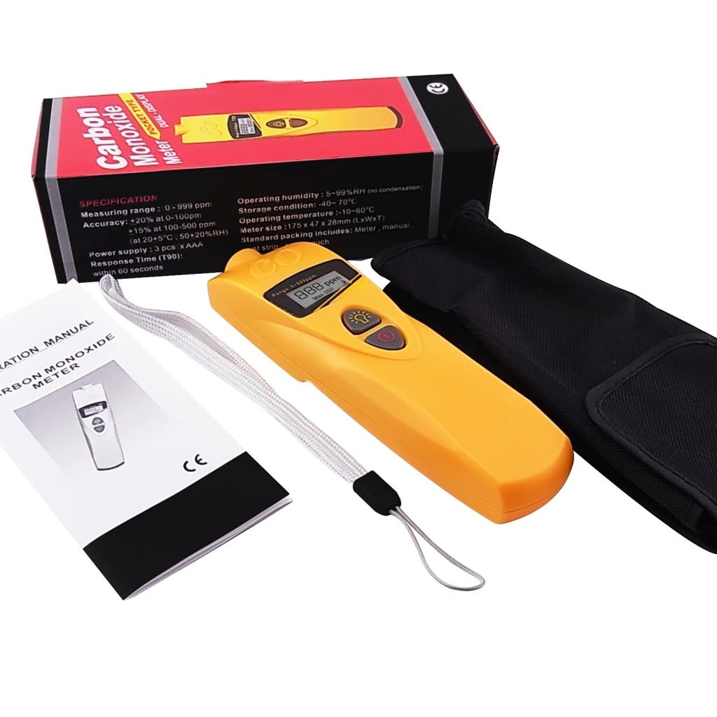CO7701 CO7701 Carbon Monoxide CO Digital Meter Tester Monitor Detector, 0~999 ppm Range, CE Marking, Handheld Pocket Type - Gain Express