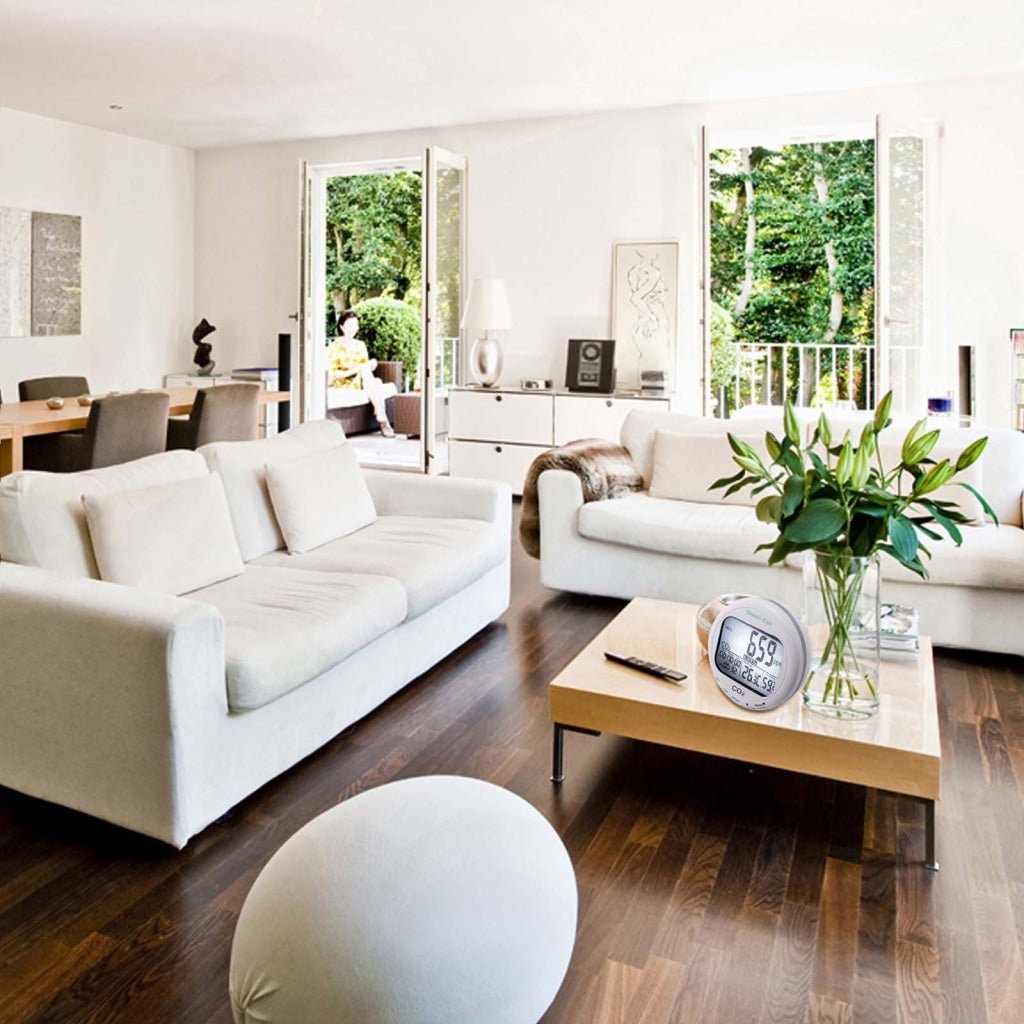 CO98 CO98 CO2 Data Logger Temperature Humidity Monitor 9999ppm - Gain Express