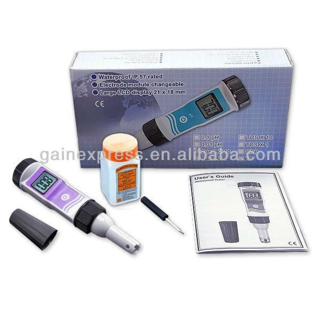 Cond - 21 Cond - 21 Waterproof Professional Digital 19990us/cm ATC Conductivity Meter EC Tester Taiwan Made - Gain Express