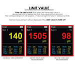 CTM - 275 CTM - 275 Professional Thickness Meter Gauge Digital HD Colored Display Car Paint Coating Tester Data Storage Screen Rotation Rechargeable Battery Automotive Tool 0~1300um/51mil Measurement Range - Gain Express