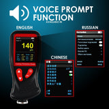 CTM - 275 CTM - 275 Professional Thickness Meter Gauge Digital HD Colored Display Car Paint Coating Tester Data Storage Screen Rotation Rechargeable Battery Automotive Tool 0~1300um/51mil Measurement Range - Gain Express