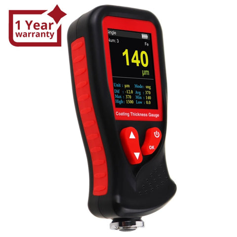 CTM - 275 CTM - 275 Professional Thickness Meter Gauge Digital HD Colored Display Car Paint Coating Tester Data Storage Screen Rotation Rechargeable Battery Automotive Tool 0~1300um/51mil Measurement Range - Gain Express