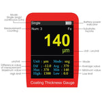CTM - 275 CTM - 275 Professional Thickness Meter Gauge Digital HD Colored Display Car Paint Coating Tester Data Storage Screen Rotation Rechargeable Battery Automotive Tool 0~1300um/51mil Measurement Range - Gain Express