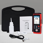 CTM - 444 CTM - 444 Professional Thickness Gauge Ultrasonic Thickness Meter Datalogger 1.0~300.0mm (0.03~11.8inches) Record 1500 Data MAX|MIN|AVE Reading Colored Screen for Steel, Metal, Ceramics etc. Measurement - Gain Express