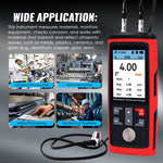 CTM - 444 CTM - 444 Professional Thickness Gauge Ultrasonic Thickness Meter Datalogger 1.0~300.0mm (0.03~11.8inches) Record 1500 Data MAX|MIN|AVE Reading Colored Screen for Steel, Metal, Ceramics etc. Measurement - Gain Express