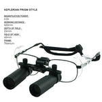 DL - 060 DL - 060 6.0x Magnification Dental Loupes, Prismatic Keplerian Style Titanium Frame, Dental Surgical Medical Binocular 45mm Field of View + 25mm Depth of Field + 420mm Working Distance, Flip - Up Flexible Optical Glass Loupe Dentistry - Gain Express