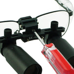 DL - 060 DL - 060 6.0x Magnification Dental Loupes, Prismatic Keplerian Style Titanium Frame, Dental Surgical Medical Binocular 45mm Field of View + 25mm Depth of Field + 420mm Working Distance, Flip - Up Flexible Optical Glass Loupe Dentistry - Gain Express