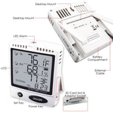 DLG - 87799_SD DLG - 87799_SD Professional Humidity and Temperature Meter Data Logger SD Memory Record External / Internal Sensor - Gain Express