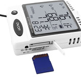DLG - 87799_SD DLG - 87799_SD Professional Humidity and Temperature Meter Data Logger SD Memory Record External / Internal Sensor - Gain Express