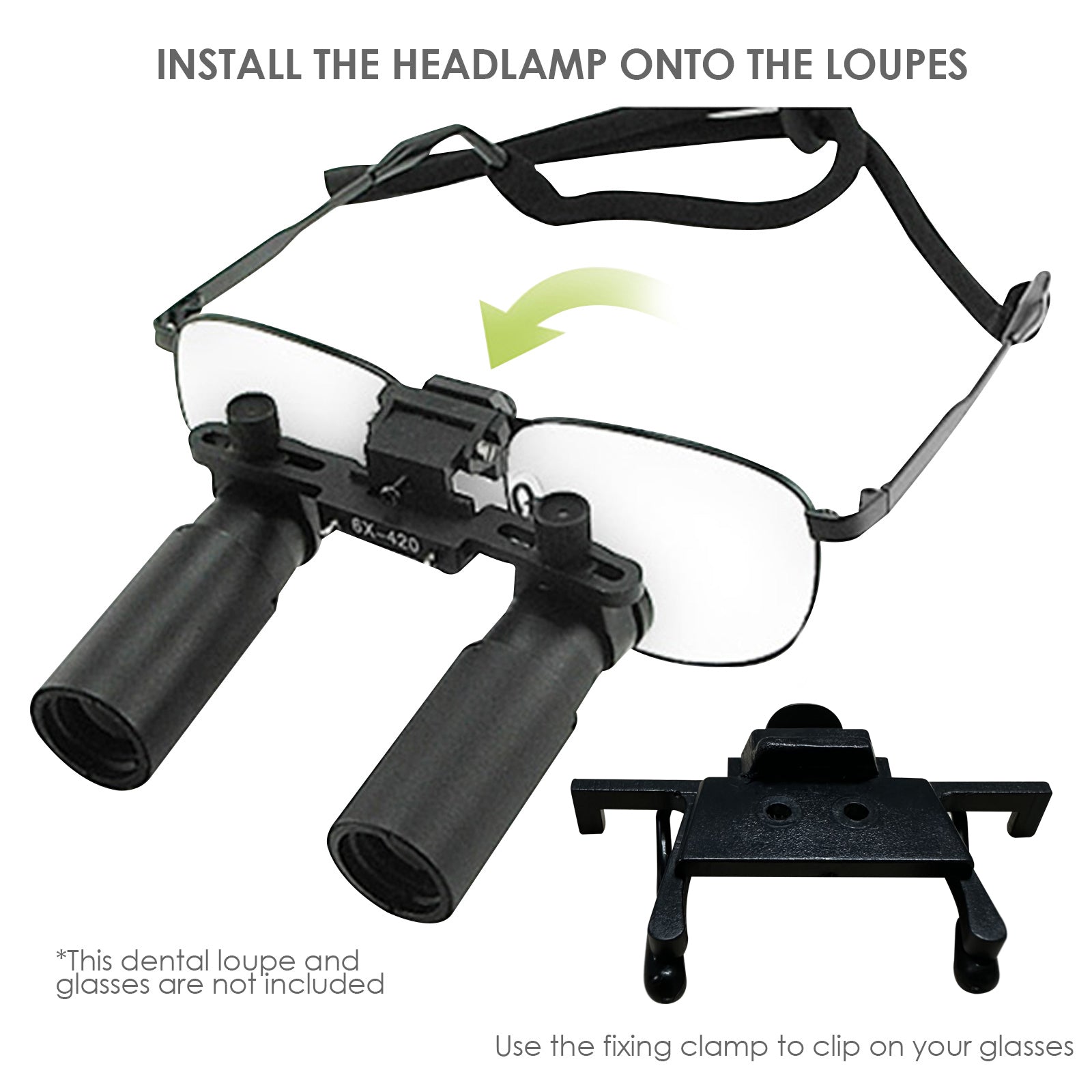 DLH - 60 DLH - 60 Portable LED Head Light Lamp Medical Loupes Surgical Operation Durable Rechargeable Battery - Gain Express